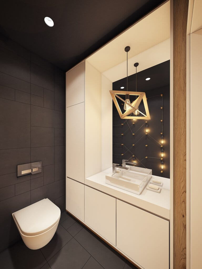 17 Współczesnych pomysłów na oświetlenie łazienki