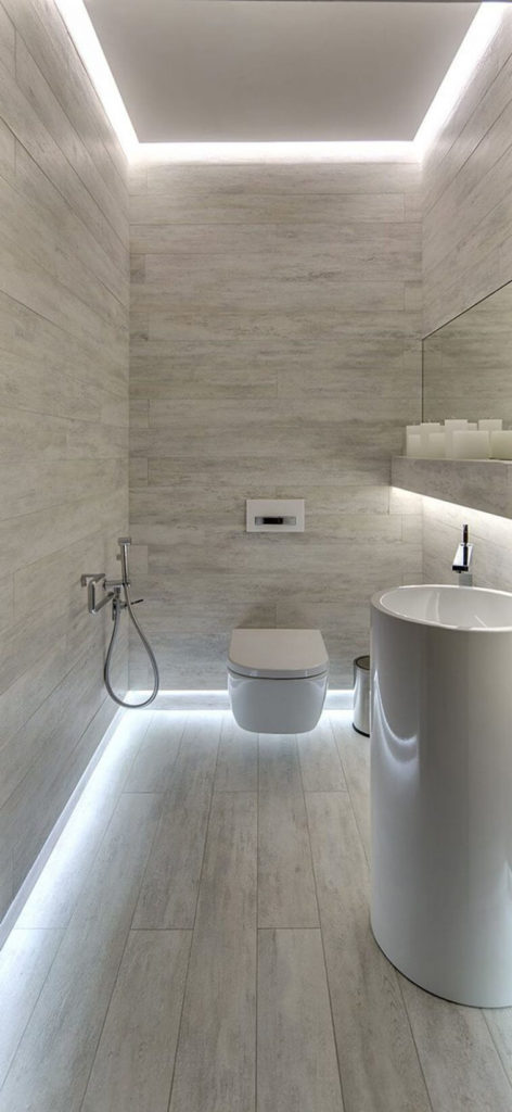 17 Współczesnych pomysłów na oświetlenie łazienki